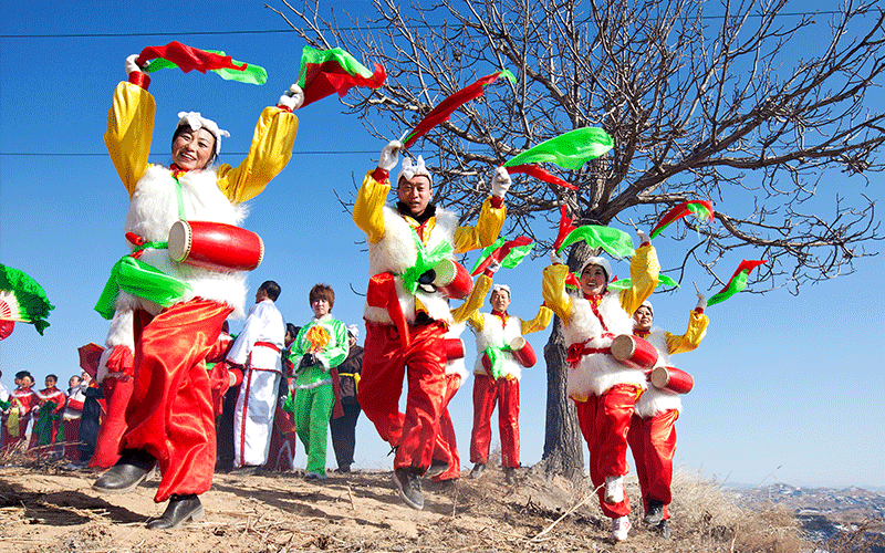 国家级非遗文化——临县秧歌